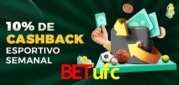10% de bônus de cashback na Betufc